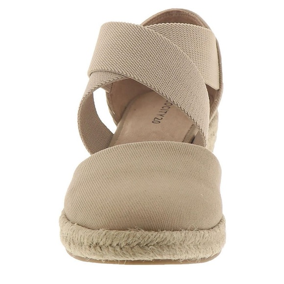 life Stride Velocity Keaton taupe Wedge canvas 9.5w - Picture 3 of 13